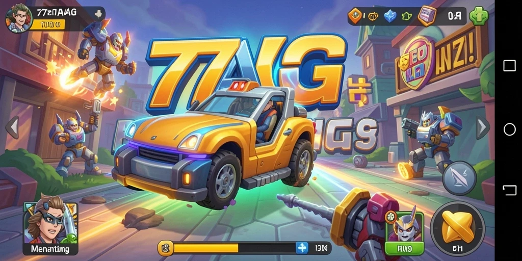 Tampilan screenshot dari gameplay menarik di 77AG.