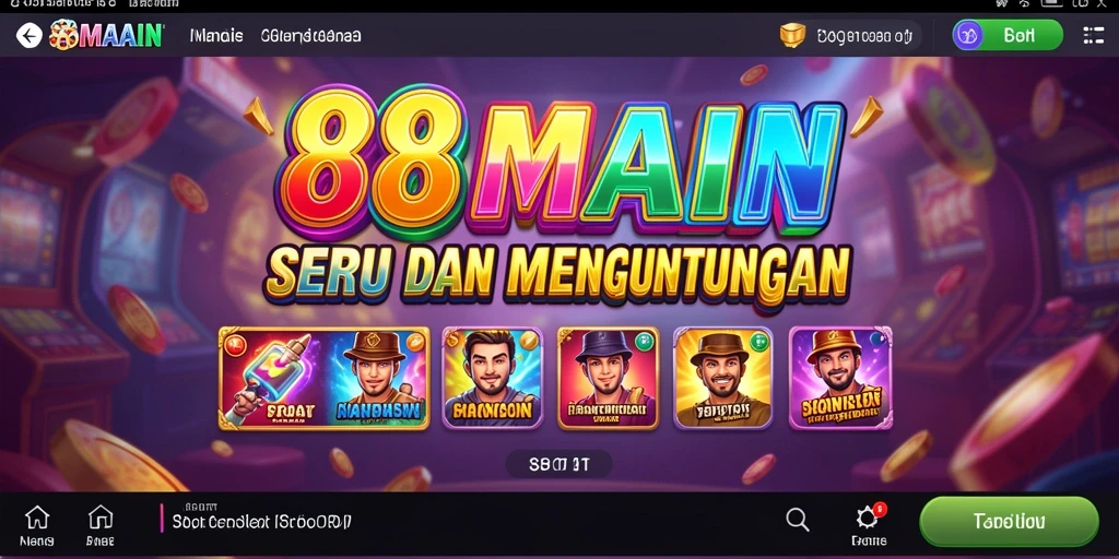 Tampilan gameplay Slot di 88MAIN yang menarik dan seru.