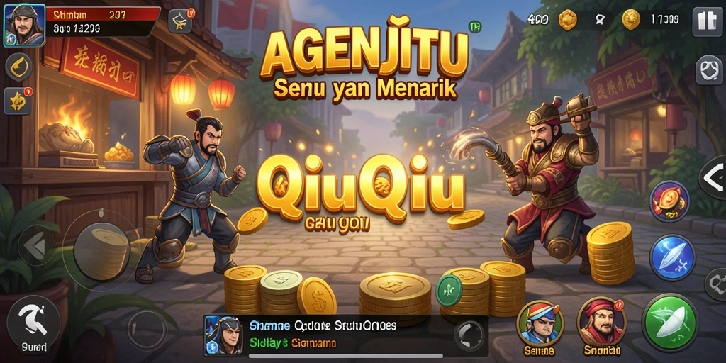 Tampilan menarik dari gameplay AGENJITU QiuQiu yang seru.
