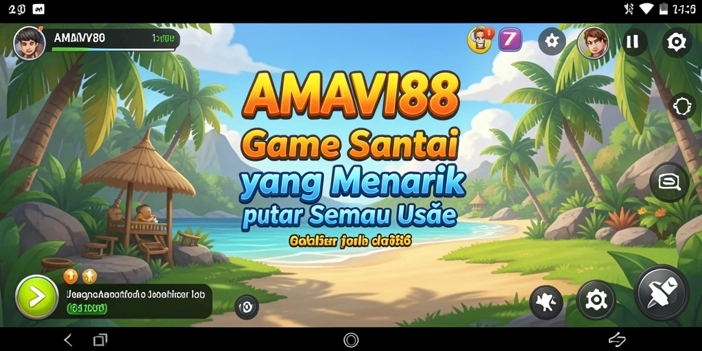 Tangkapan layar gameplay <strong>AMAVI88</strong> yang menyenangkan dan penuh warna.
