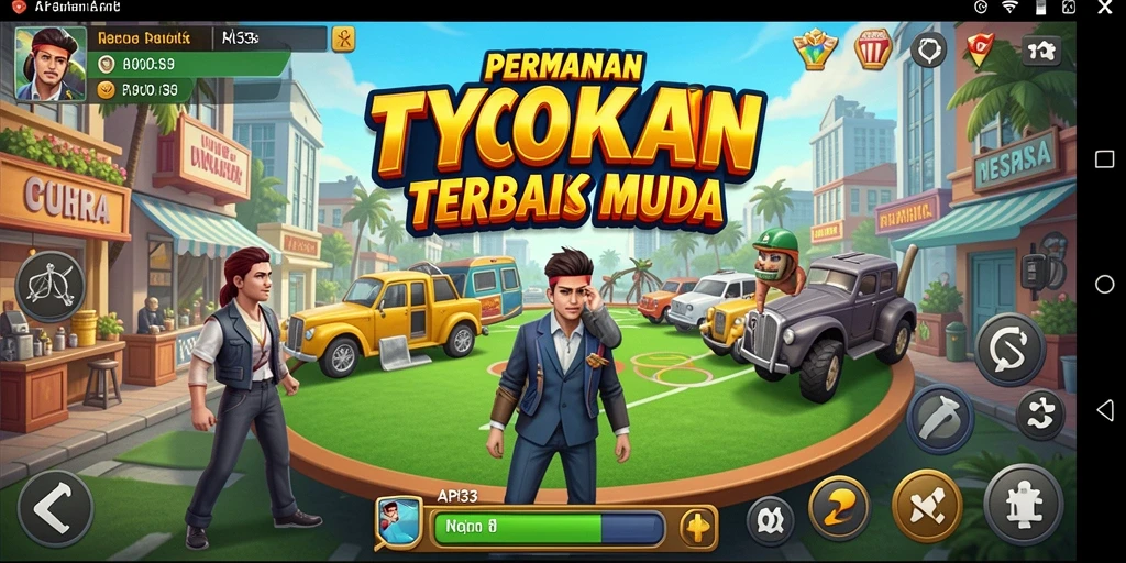 Tangkapan layar menarik dari gameplay Tycoon API33.