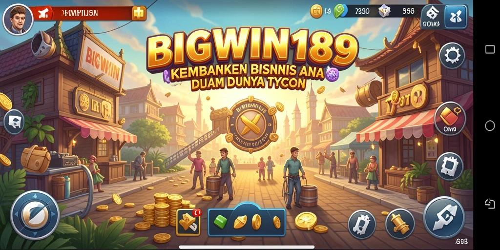 Tampilan gameplay menarik dari <strong>BIGWIN189</strong> saat mengelola bisnis Tycoon.