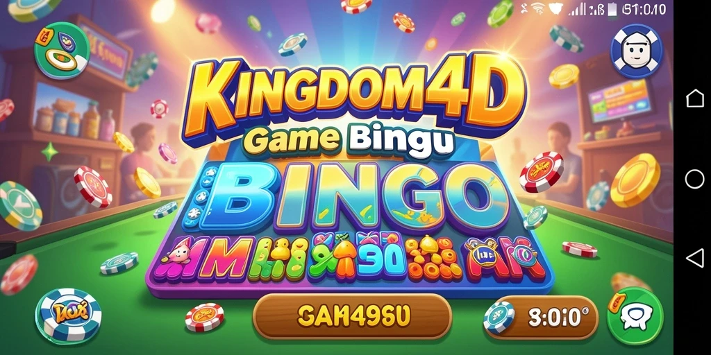 Tampilan menarik dari gameplay Bingo di KINGDOM4D.