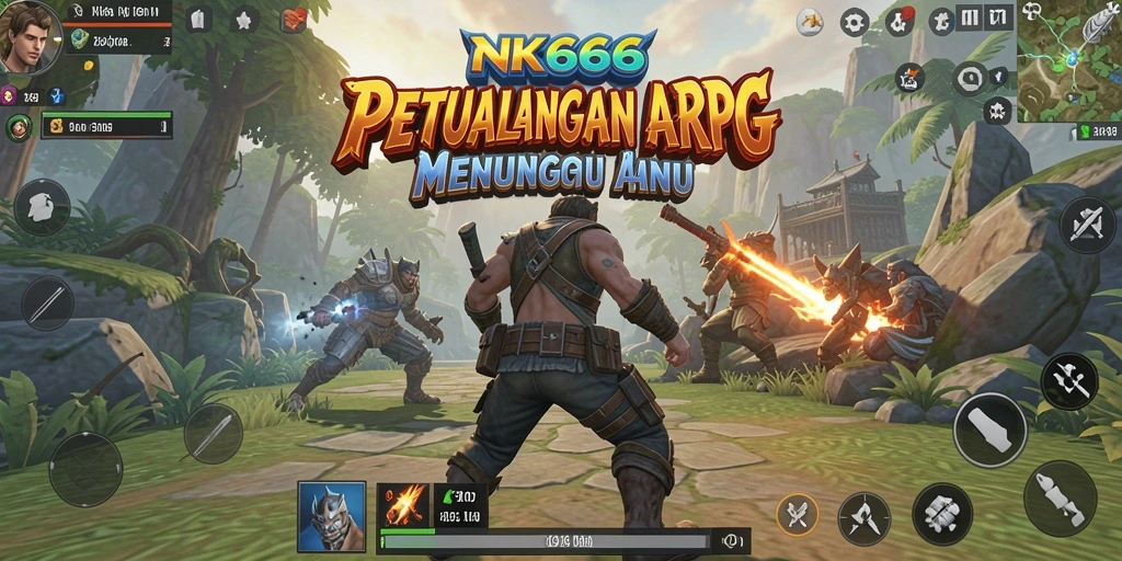 Gameplay NK666 dengan pertarungan aksi yang mendebarkan.