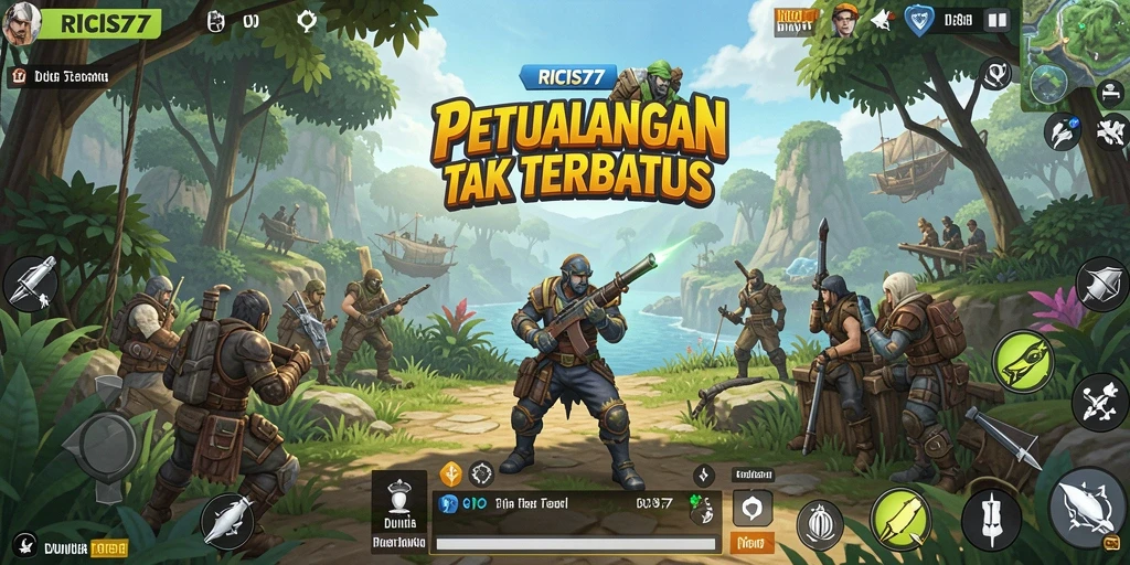 Gameplay Open World menakjubkan di RICIS77 terlihat jelas.