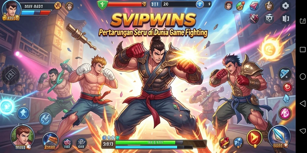 Gambaran aksi seru dalam pertarungan <strong>SVIPWINS</strong> di arena.