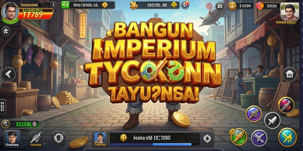 Screenshot utama TT789 menunjukkan pemain mengelola bisnis dengan strategi unik.