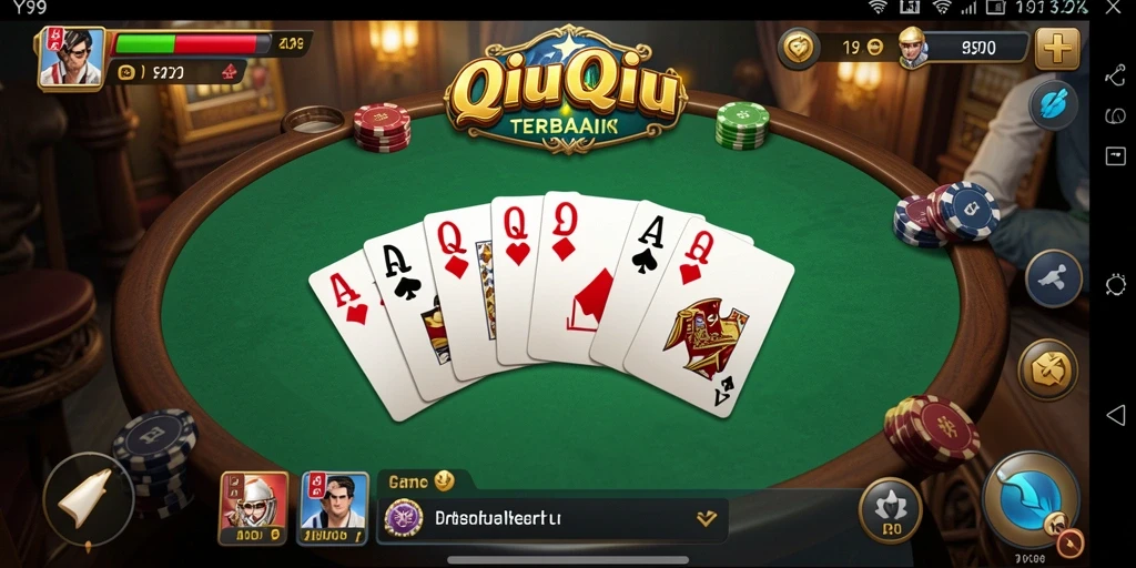 Tampilan gameplay QiuQiu yang cepat dan seru di Y89.